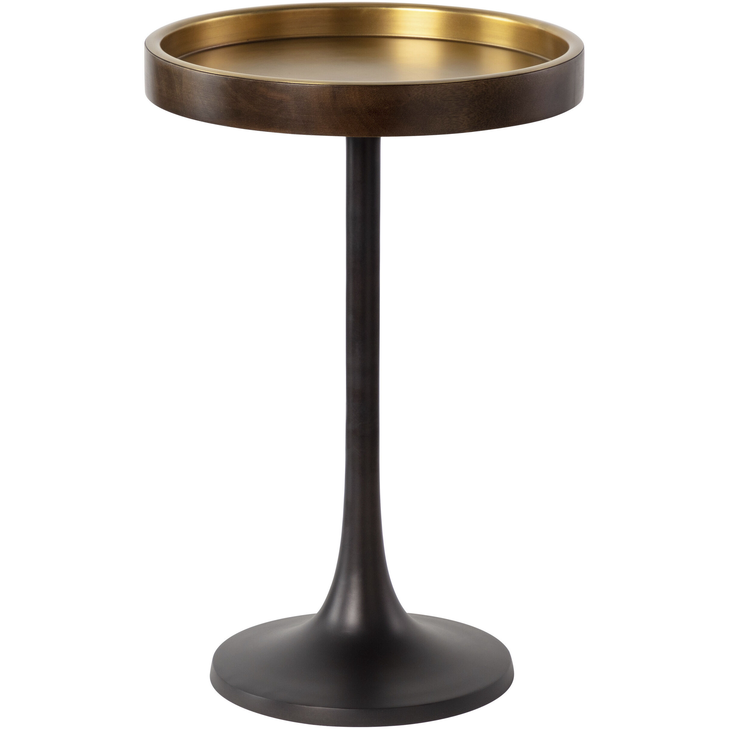 Tekoa 24 X 16 inch Antique Brass / Bronze End Table